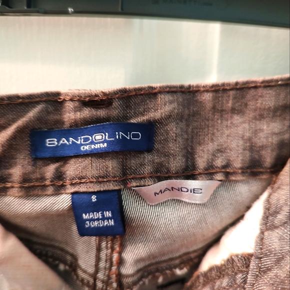 Bandolino Brown Mandie Jeans Size 8 - Picture 5 of 5